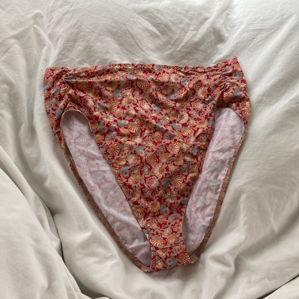 NWT Doen Sea High Waist Bikini Bottom sz XL